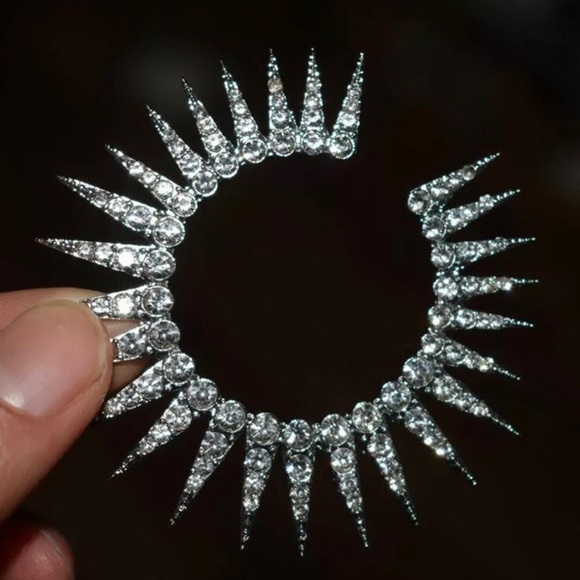 Gold plated sunflower earrings - Picture 5 of 6